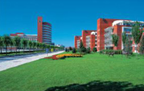 東北石油大學(xué)圖書館、宿舍樓